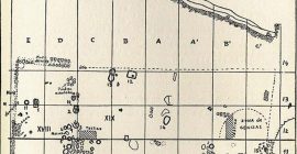 Plano de las excavaciones de 1948